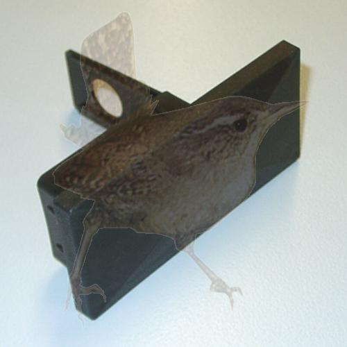Abdeckkappe 060040 mm mit Schraublasche Kunststoff schwarz