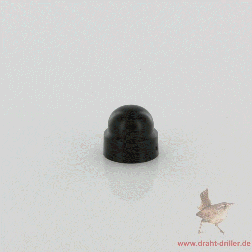 Abdeckkappe schwarz für Schrauben M 08 Kunststoff