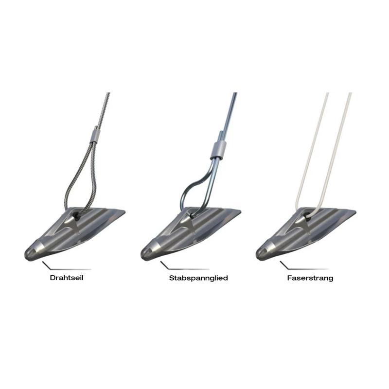 Gripple Erdanker  APEX 3 - 0,9 m Drahtseil 3 mm