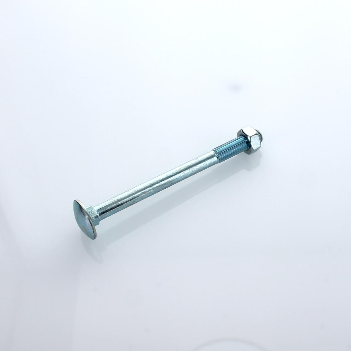 Schlossschraube M08 x 100 mm TG verzinkt mit Mutter