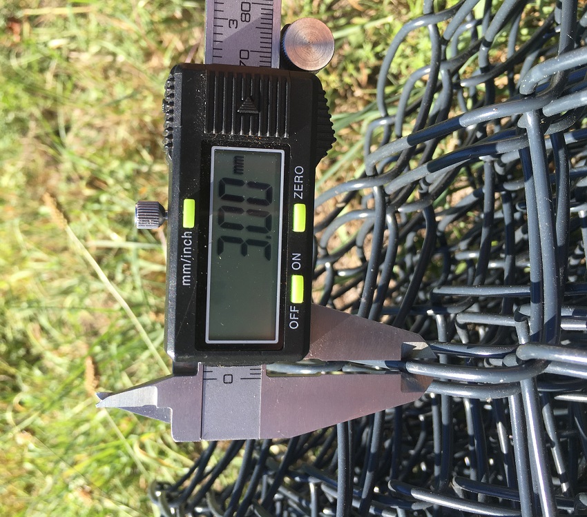 Maschendrahtzaun anthrazit 1500 mm, Masche 50x3,1 mm