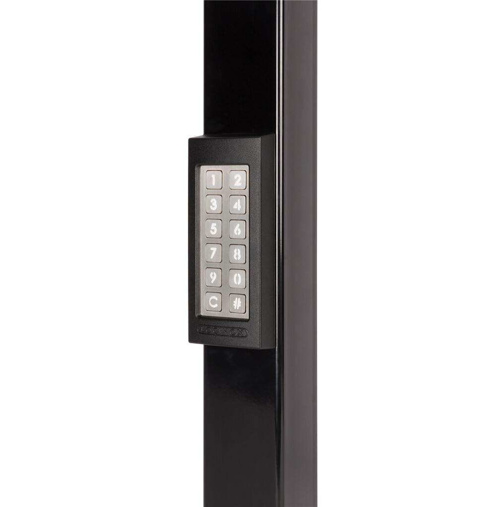 Codetaster mit 2 integr. Relais SLIMSTONE schwarz
