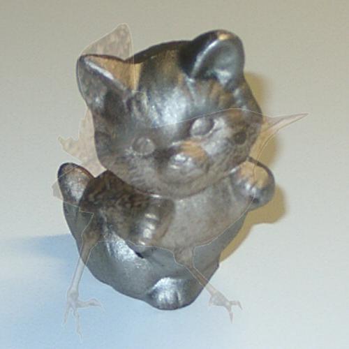 Zierelement Tierfigur Katze blank