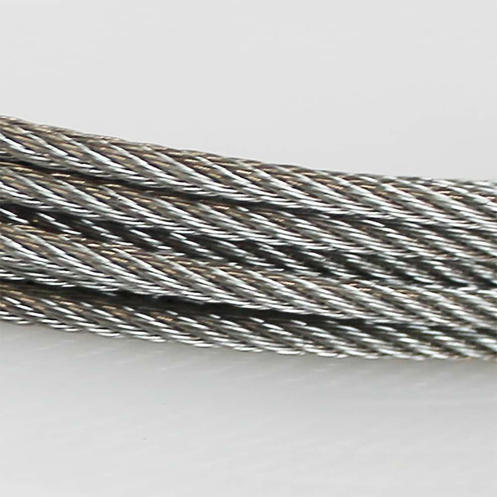 Stahlseil 4 mm, Edelstahl 7 Drähte á 7 Litzen