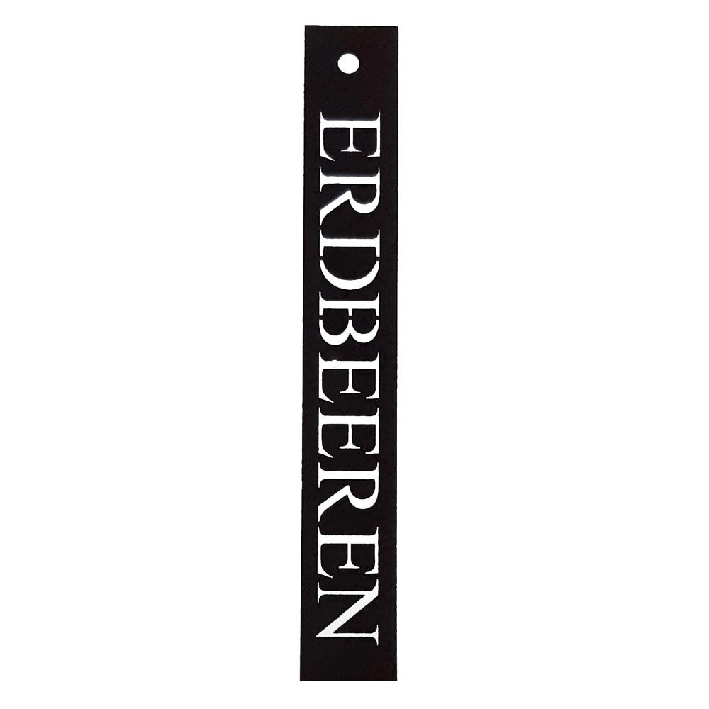 Rost Gemüseschild Erdbeeren