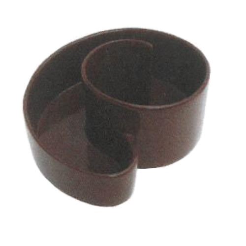 Kräuterspirale braun glasiert 240x150x290 mm