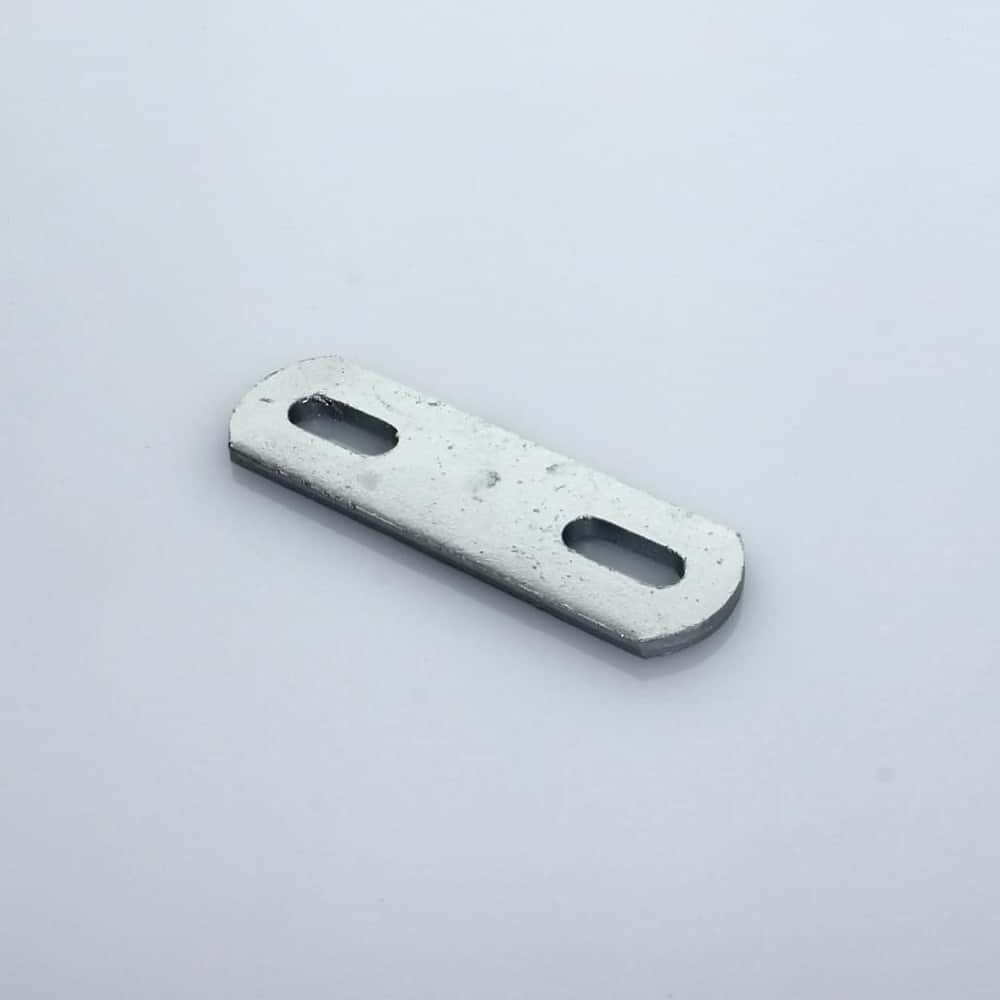 Breite 80 mm - Gegenplatte für U-Bügel für Gewinde M8 verzinkt