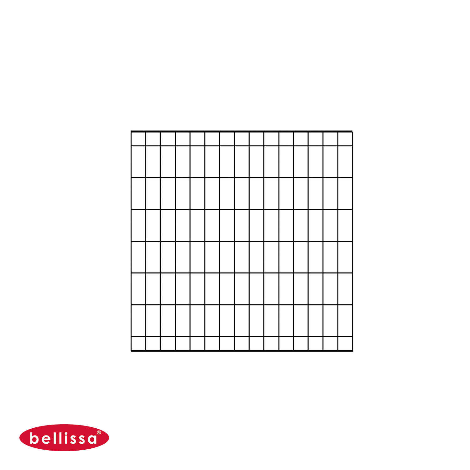 Pflanzgabione Zaunelement 800 x 800 mm grün