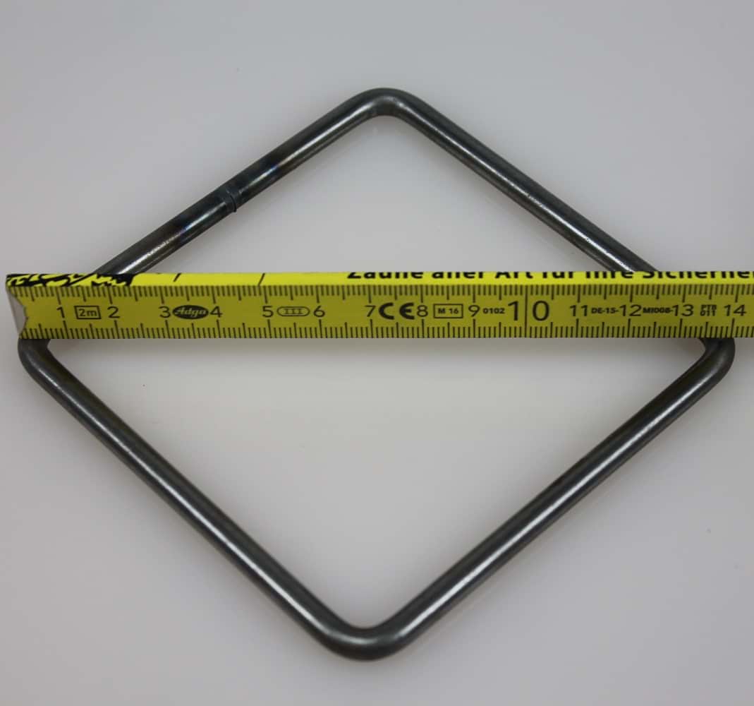 Zierelement Quadrat blank
