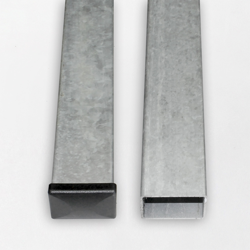 Pfosten 0630 mm 60x40 mm ohne Halter verzinkt