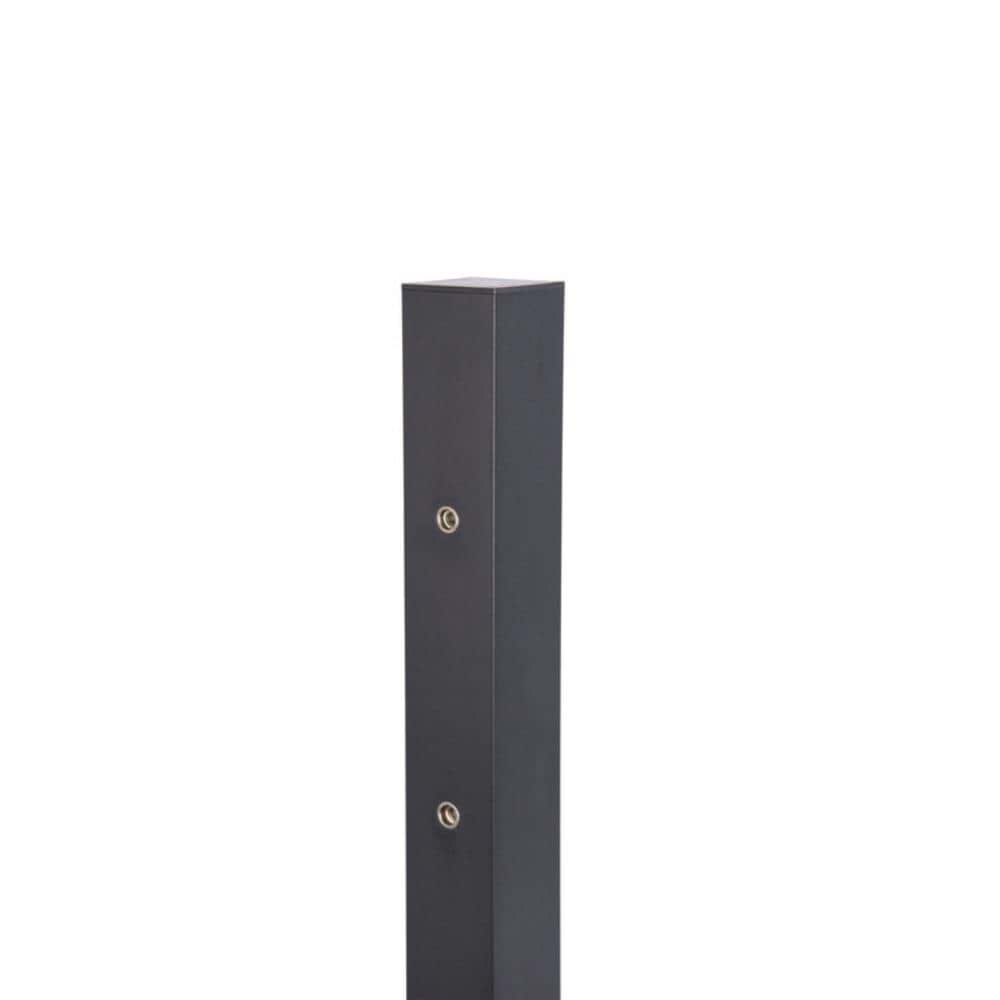 Zaun BREISGAU/FREIBURG Torpfosten Anschlag 1000 mm 60x60 mm anthrazit