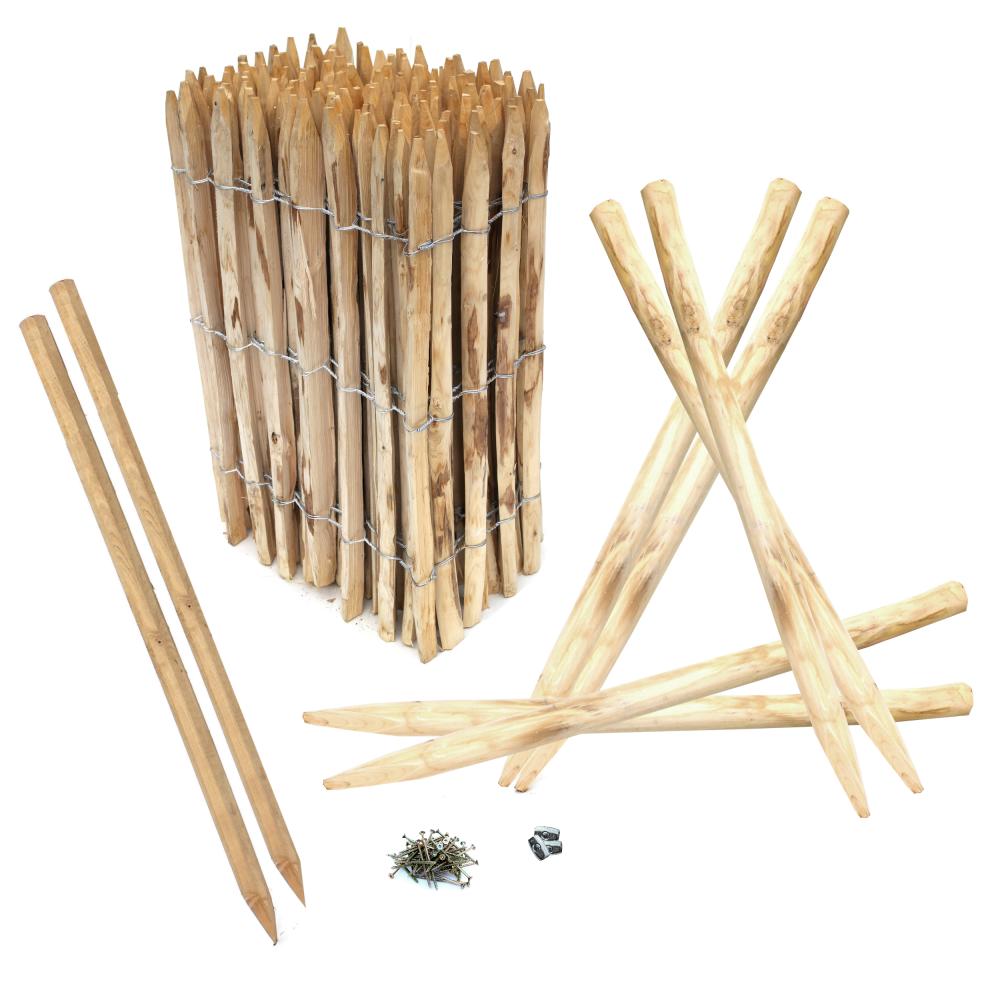 Staketenzaun 1000 mm 7-8 cm Abstand - Komplettpaket