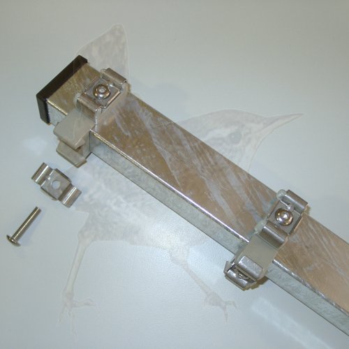 Höhe 0630 mm verzinkt, Eckpfosten 60x40 mm - MS