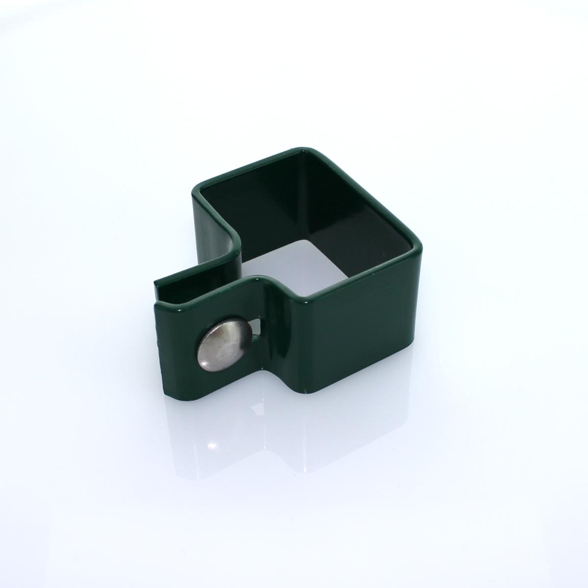 Schelle 060x040 mm Anfang-/Endschelle gruen cpl. mit Zubehör