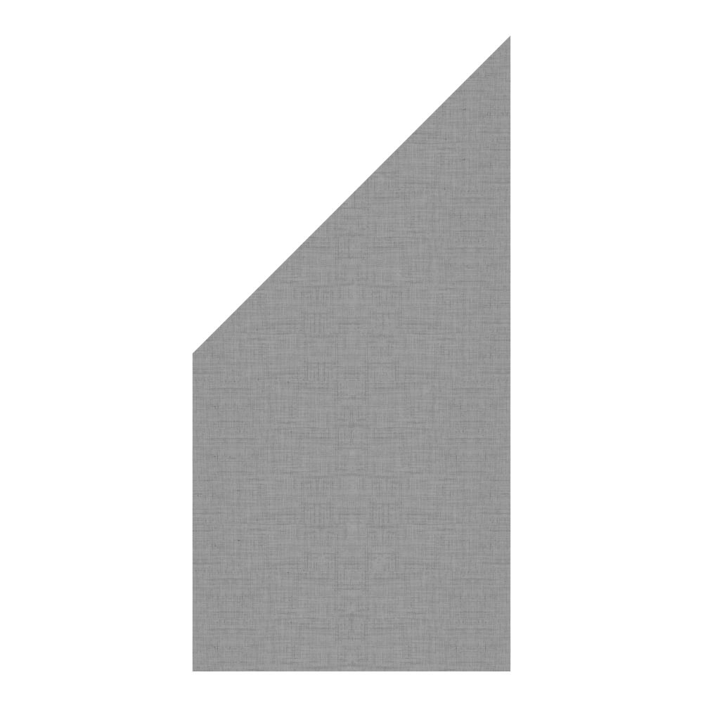 Sichtschutz WPC/ALU Glas ESG 0900 x 1800 mm Texta schräg