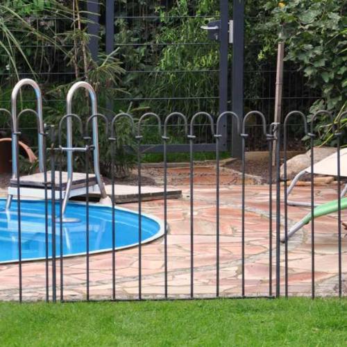 Steckzaun light blank 0550 mm Türelement 1000 mm