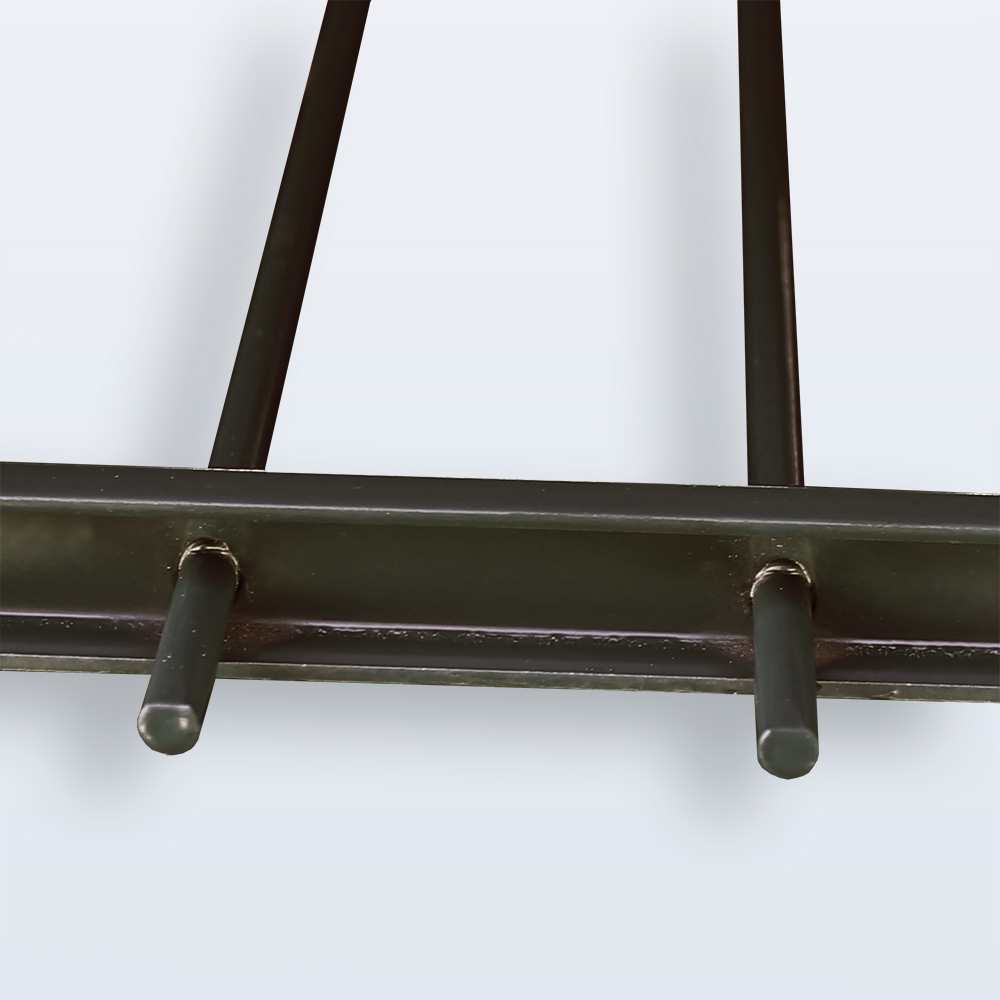 Höhe 1430 mm, Gittermatte UNI-MID anthrazit