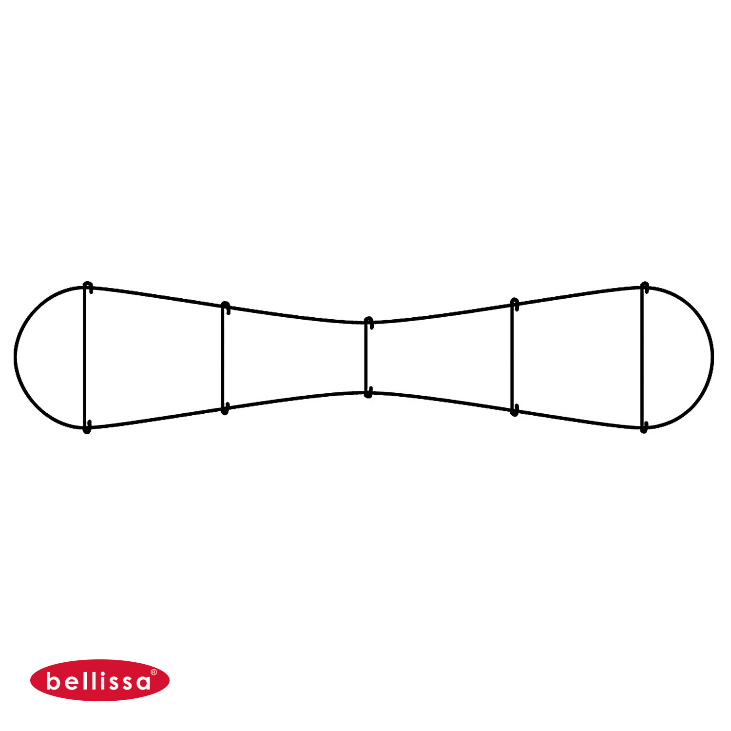 Gabione Leichtbaugabione 8er-Form 1000 x 400 x 200 mm