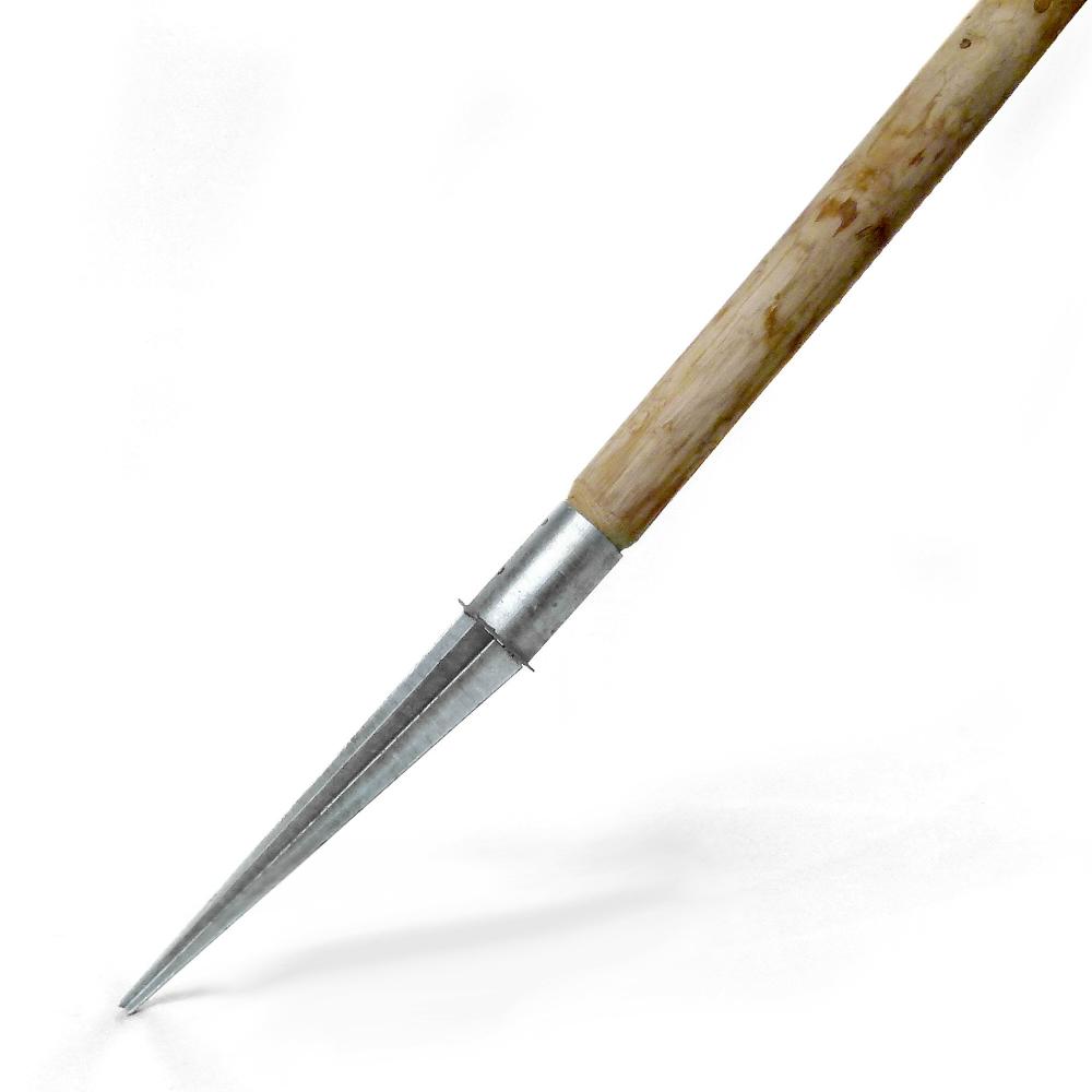 Staketenzaun 2000 mm Holzpfahl Kastanie 090/110 mm Einschlaghülse