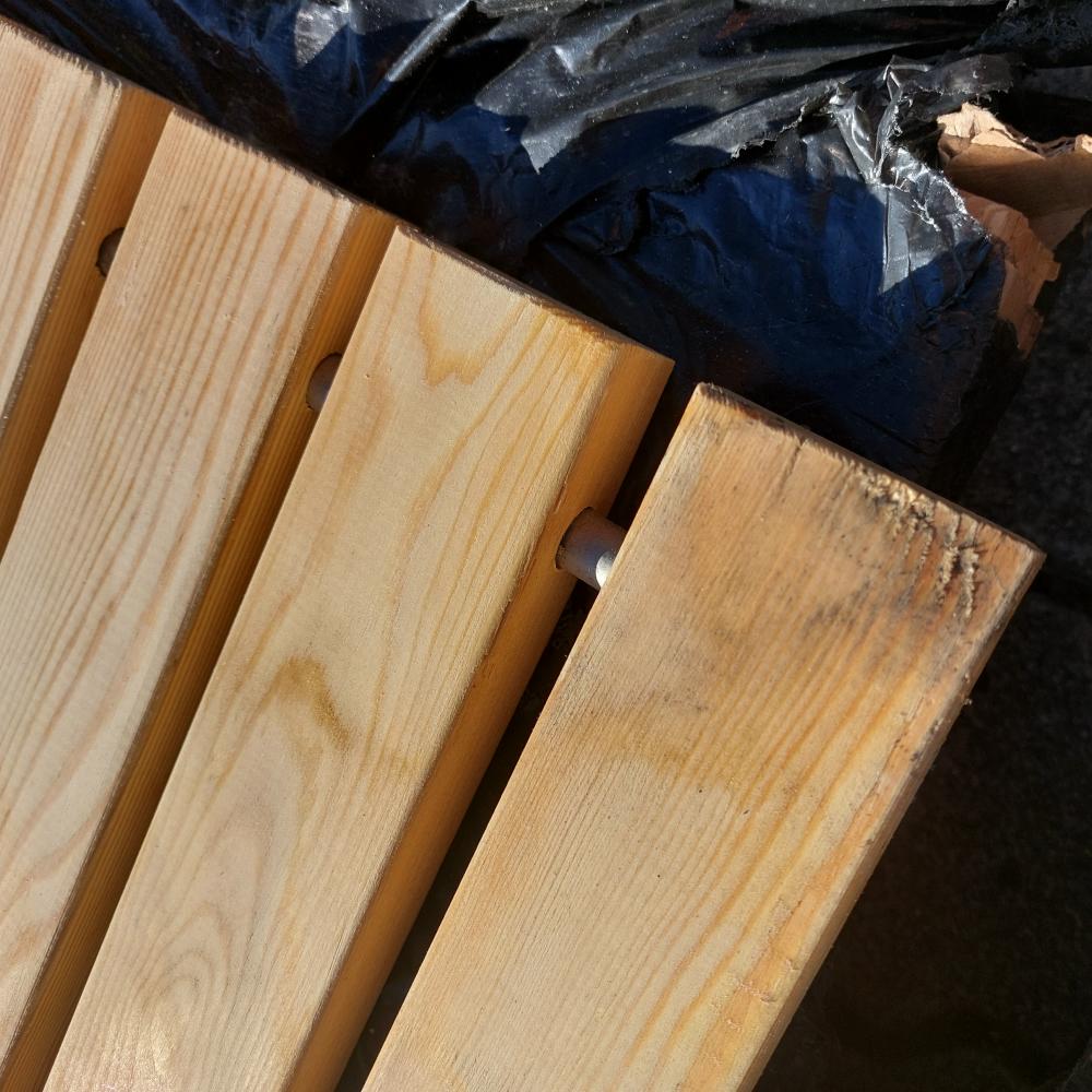 Holz Sichtschutz Lärche 1800 x 1800 mm