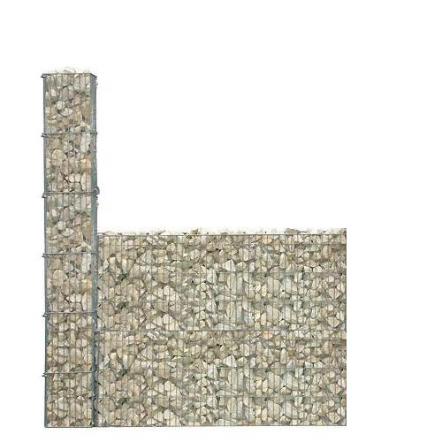 Steinmauer Kombi Höhe 1550/800 mm Erweiterung