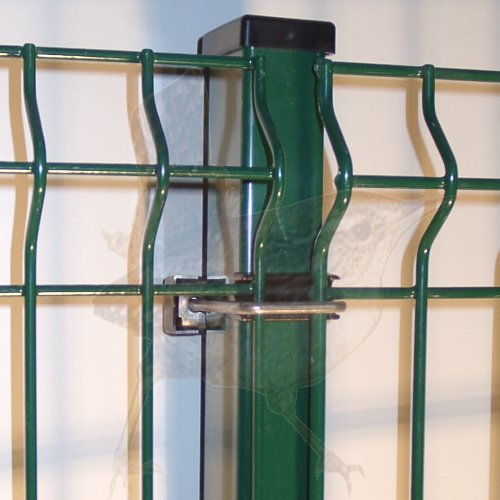 Sickenzaun Höhe 0630 mm grün, Zaunpfosten Typ Pallas Mitte