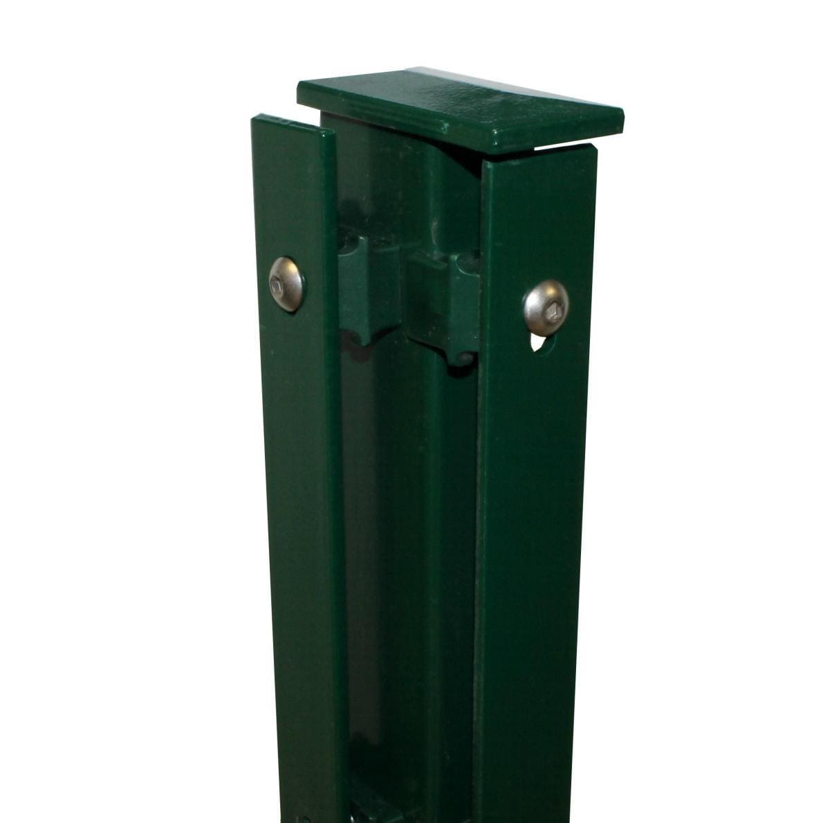 Höhe 1830 mm grün, Zaunpfosten Typ HS Eck