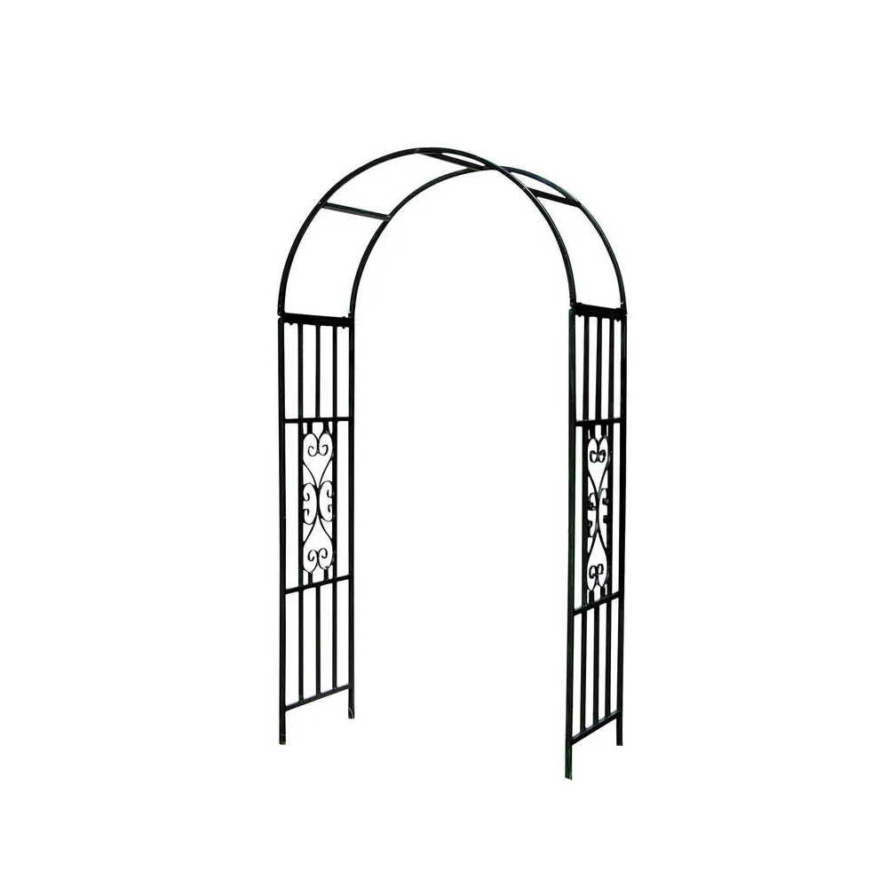 Rosenbogen Romantik 1140 x 520 x 2130 mm schwarz