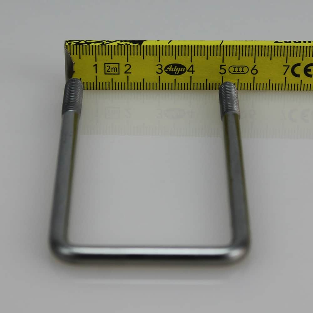 U-Bügel 60 x 40 mm Gewinde M6 Edelstahl