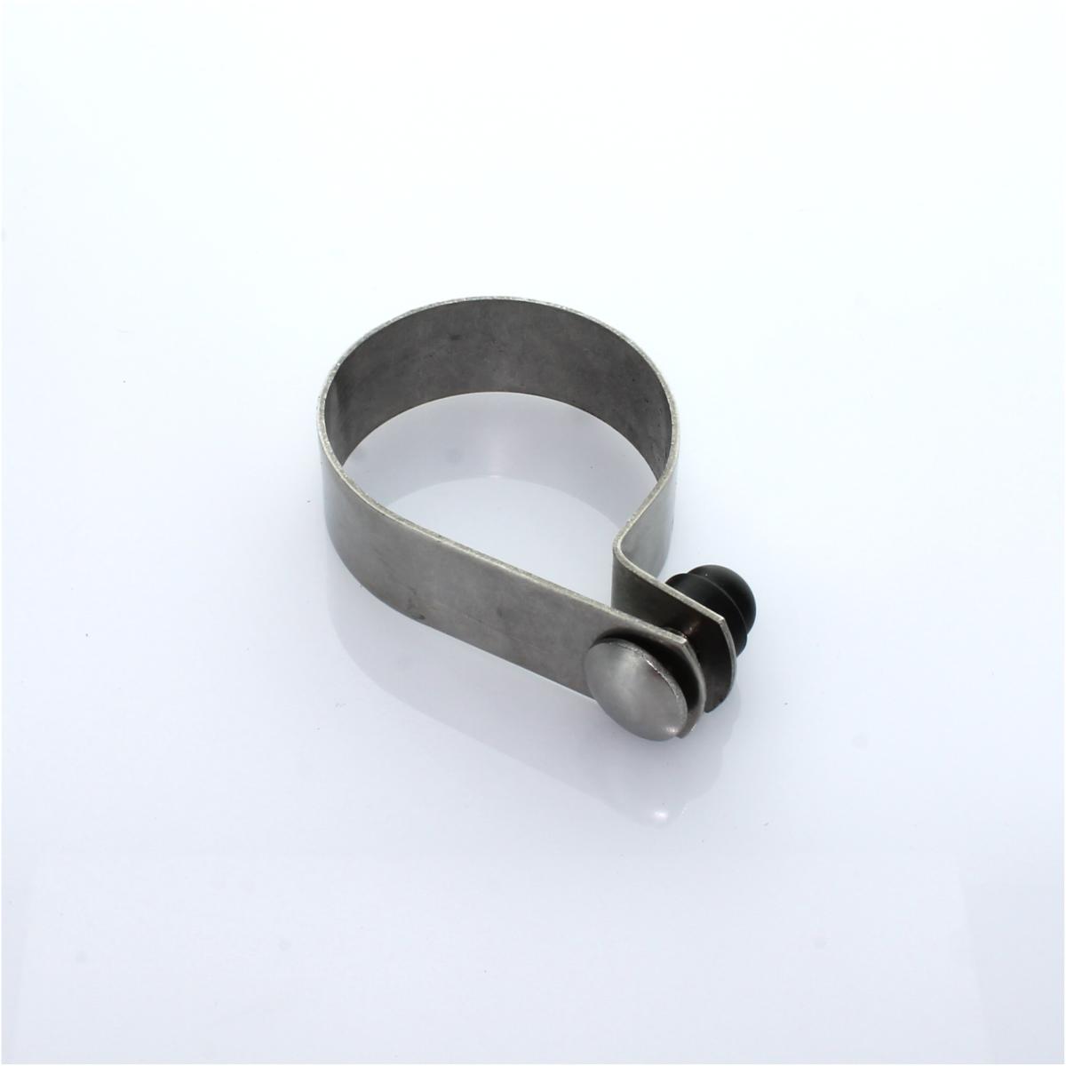 Schelle Ø 060 mm Edelstahl einseitig cpl. mit Zubehör