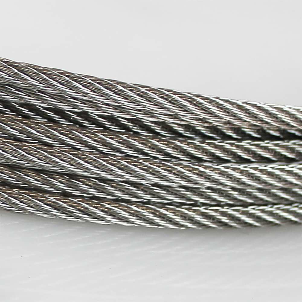 Stahlseil 5 mm, Edelstahl 7 Drähte á 7 Litzen