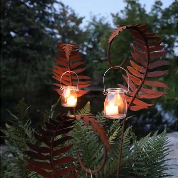 Glas zum Hängen Windlicht