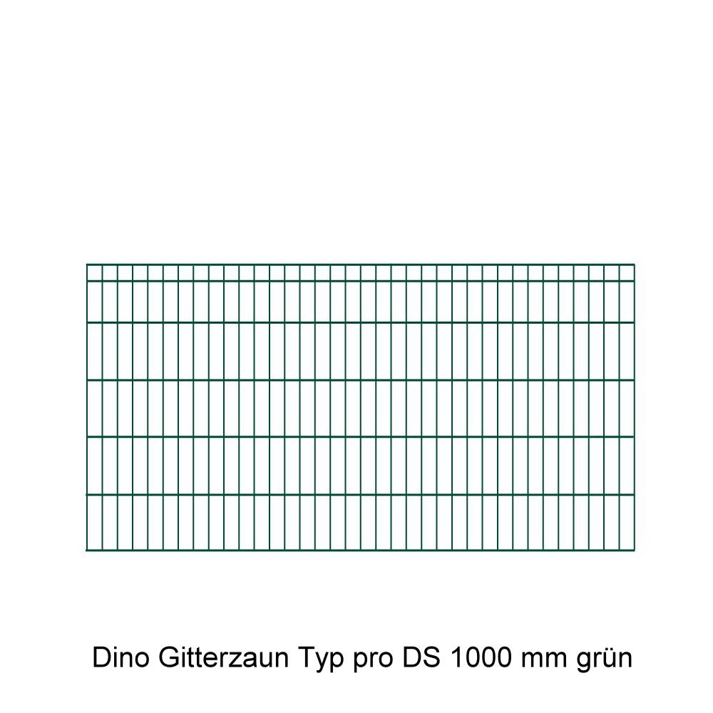 DINO Höhe 1000mm, Gittermatte pro DS, grün
