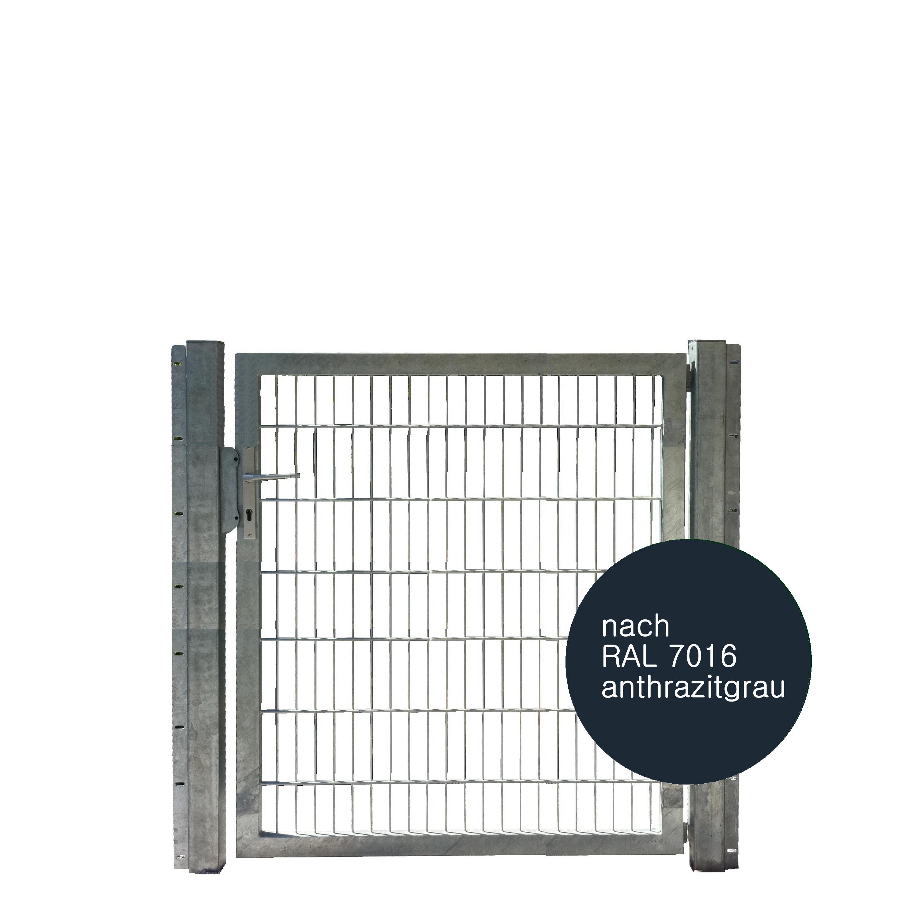 Tor 1-flgl. 1250x1400 mm anthrazit, IGT Vario
