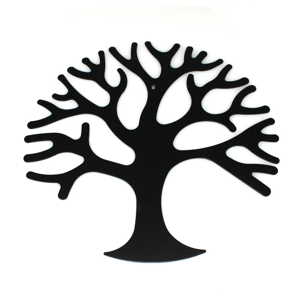 Wanddekoration Baum des Lebens klein schwarz