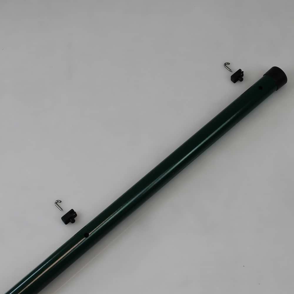 Zaunhöhe 0800 mm, Pfosten grün Ø 34x1250 mm