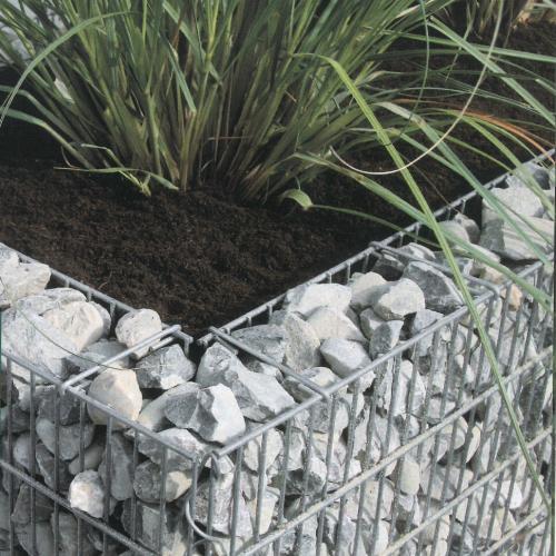 Gabione Hochbeet 2000 x 1000 x 1200 mm premium