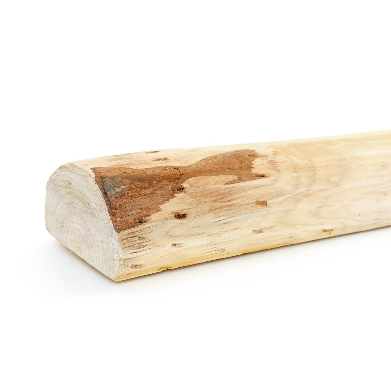 Querbalken halbrund  2250 x 80/100 mm Kastanienholz