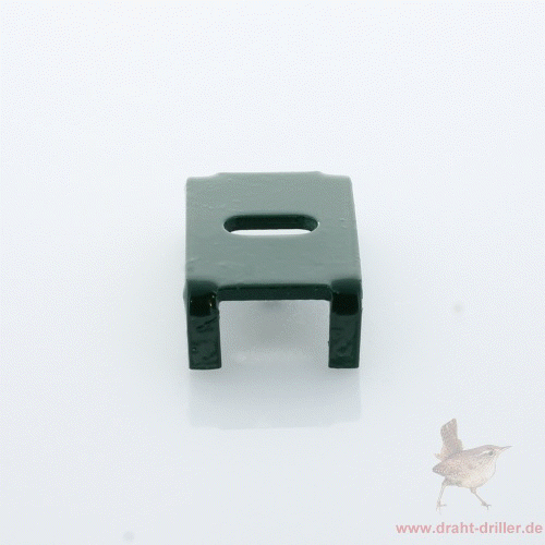 Gittermattenhalter für Zaunpfosten 60 x 40 mm grün