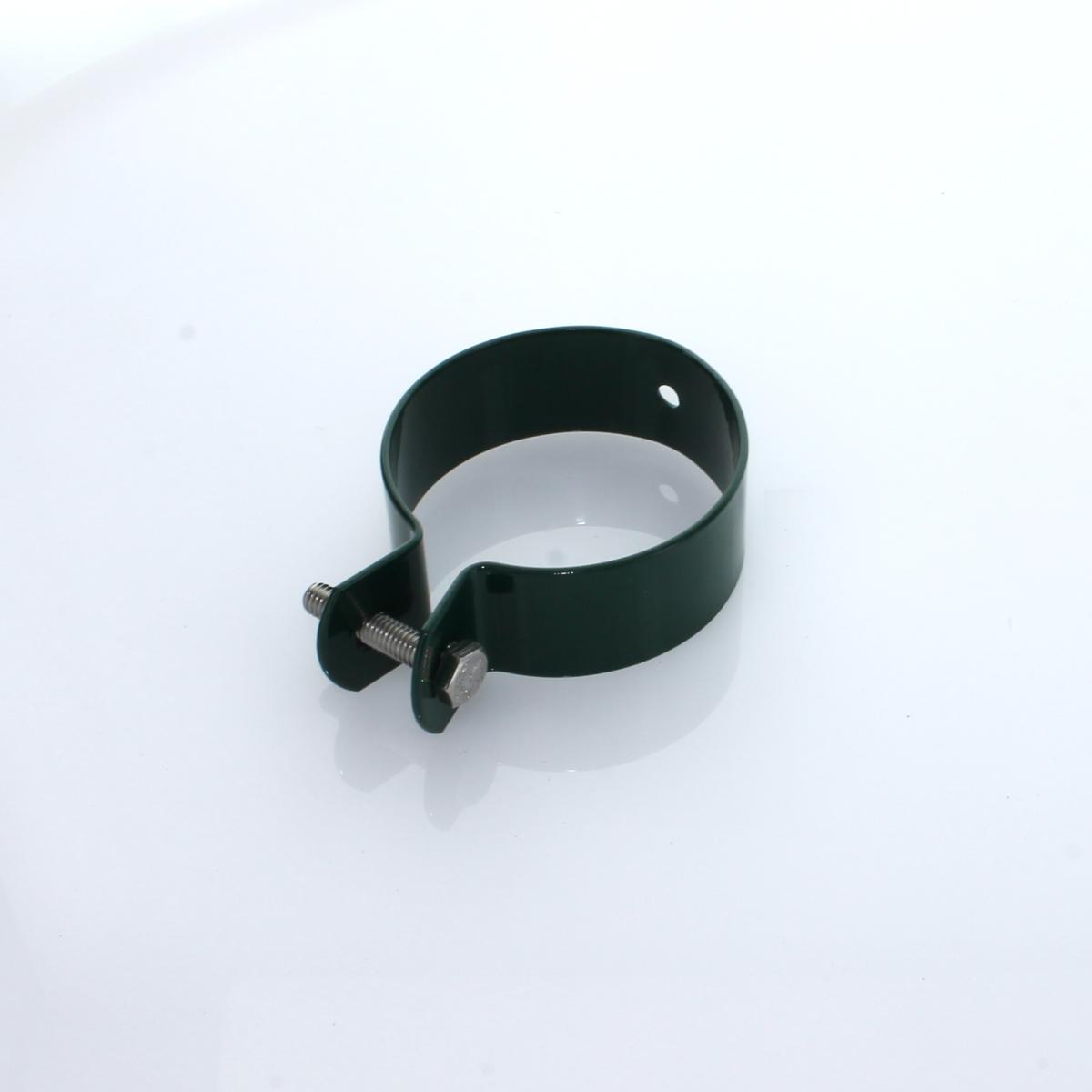 Schelle Ø 060 mm grün mit Maschinenschraube