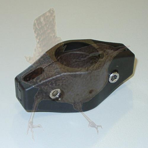 Schelle Ø 034 mm DINO Doppelschelle schwarz