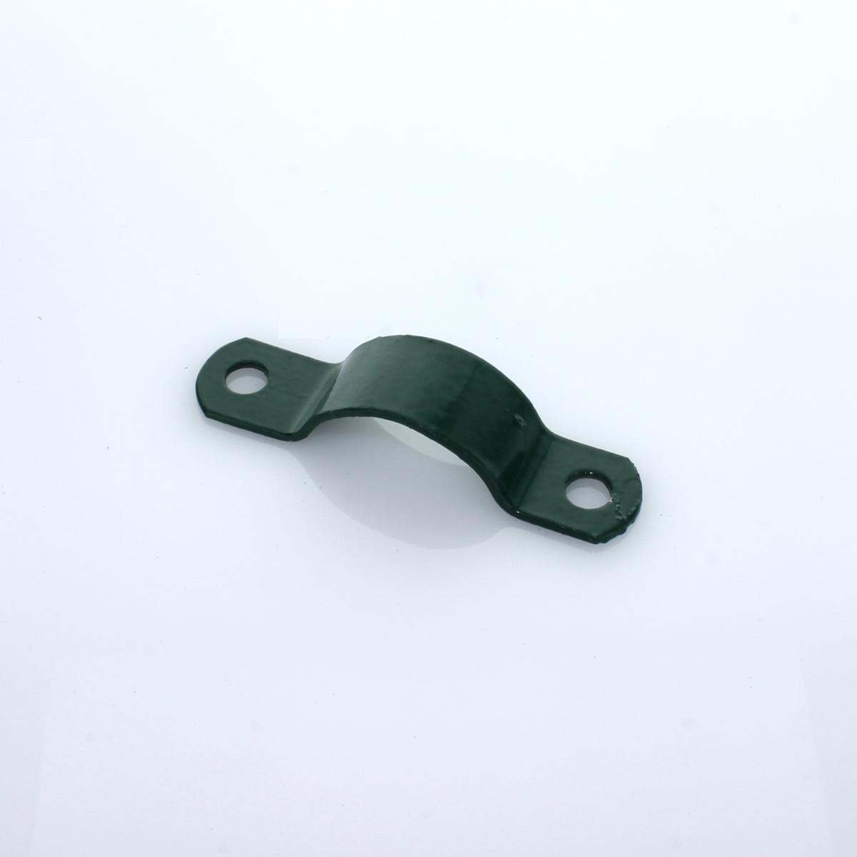 Schelle Ø 048 mm grün Halbschelle