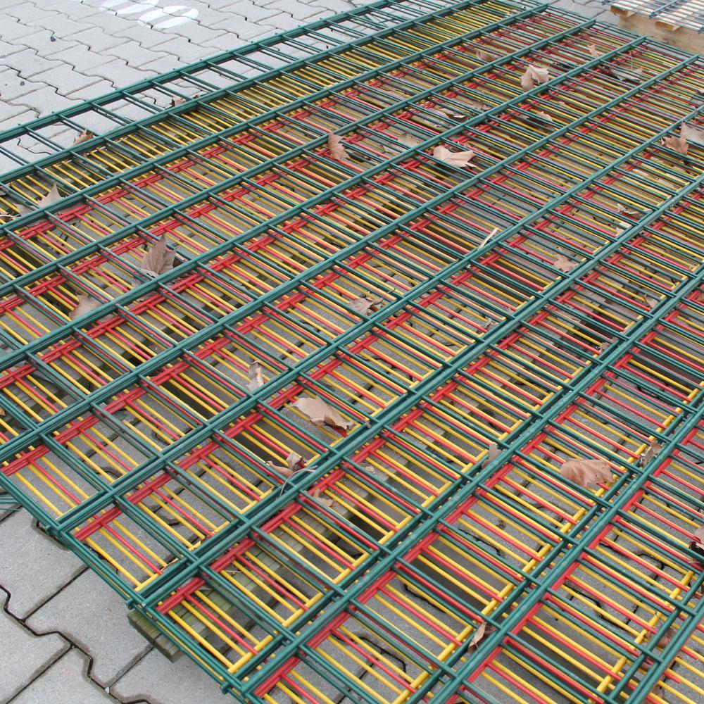 Doppelstabmatten 2030 mm grün 100x200 mm 3er SET