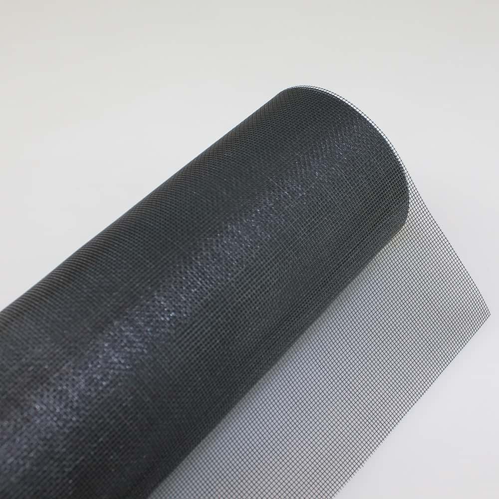 Fliegengitter 0800 mm, Fiberglas in schwarz, Rolle á 30 lfm