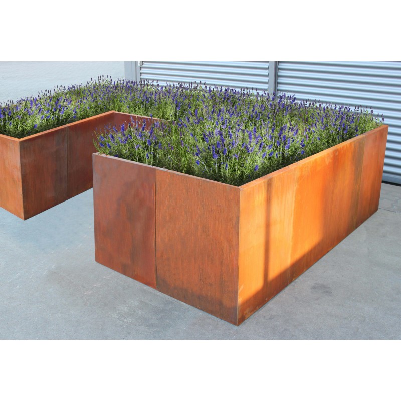 Hochbeet Urban Corten 3000 x 2000 mm Höhe 700 mm U-Form