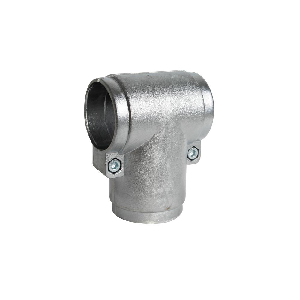 Barriere T-Stück Aluminium 2-teilig Ø 48 mm