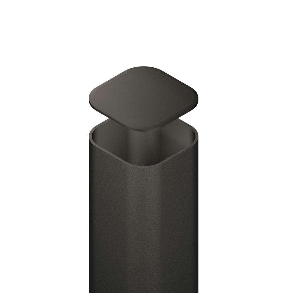 Holz-Design-Zaun Metallpfosten 0900 mm anthrazit