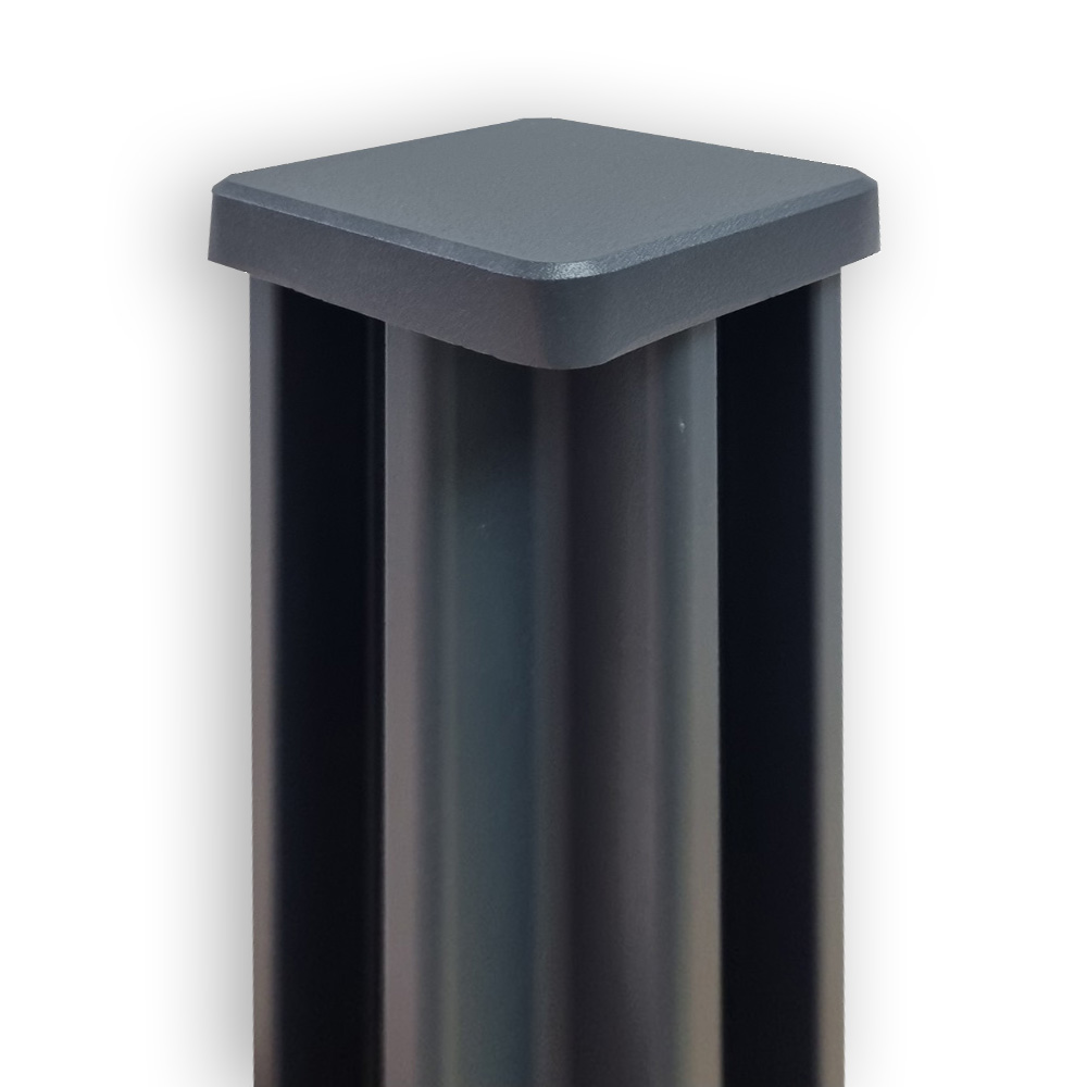 Pfosten Aluminium p60 ZH 1000 mm Anthrazit Eck