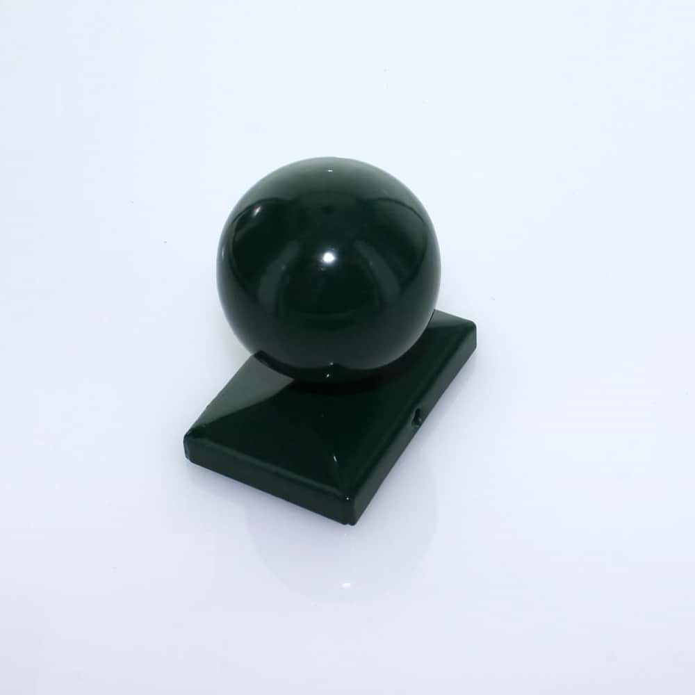 Abdeckkappe 060 x 040 mm grün mit Kugel Ø 50 mm