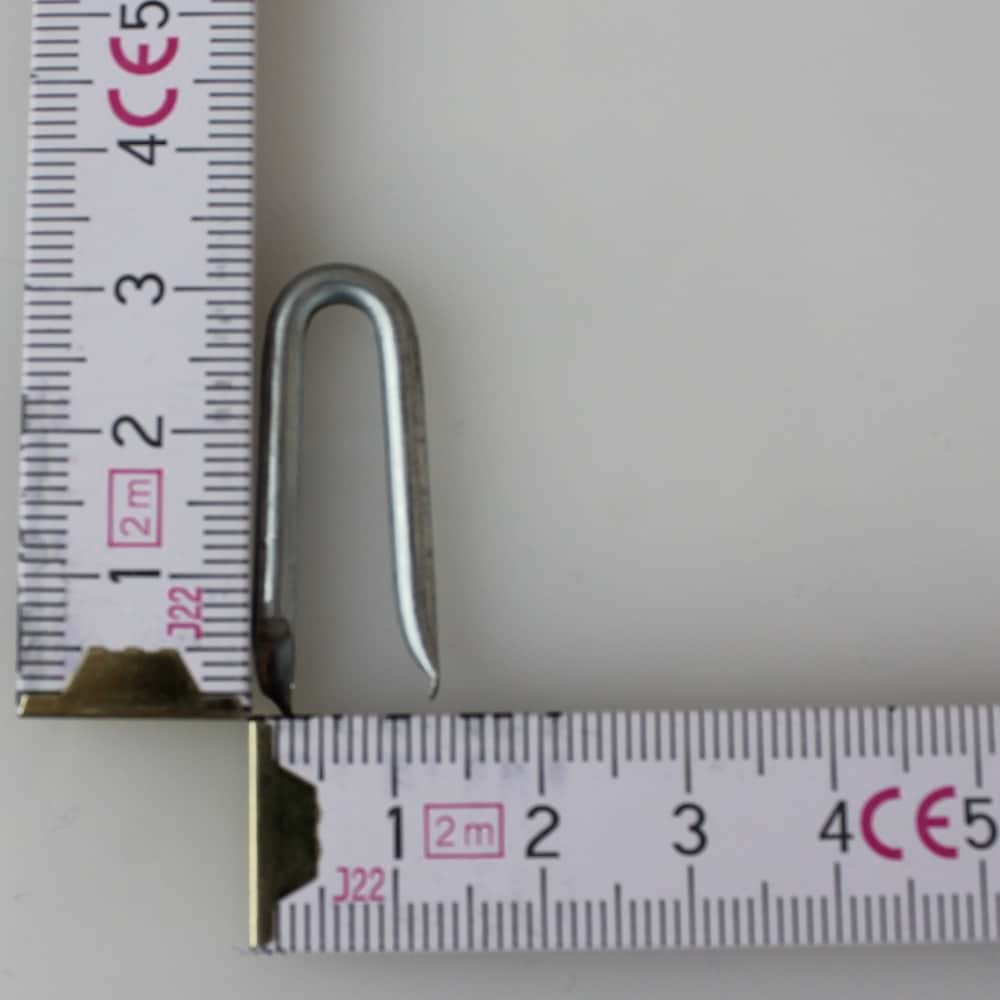 Krampen 3,1x31 mm per kg in verzinkt